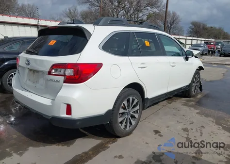 2016 Subaru Outback 2.5I Limited z USA, uszkodzony, nr VIN 4S4BSBJC3G3259240
